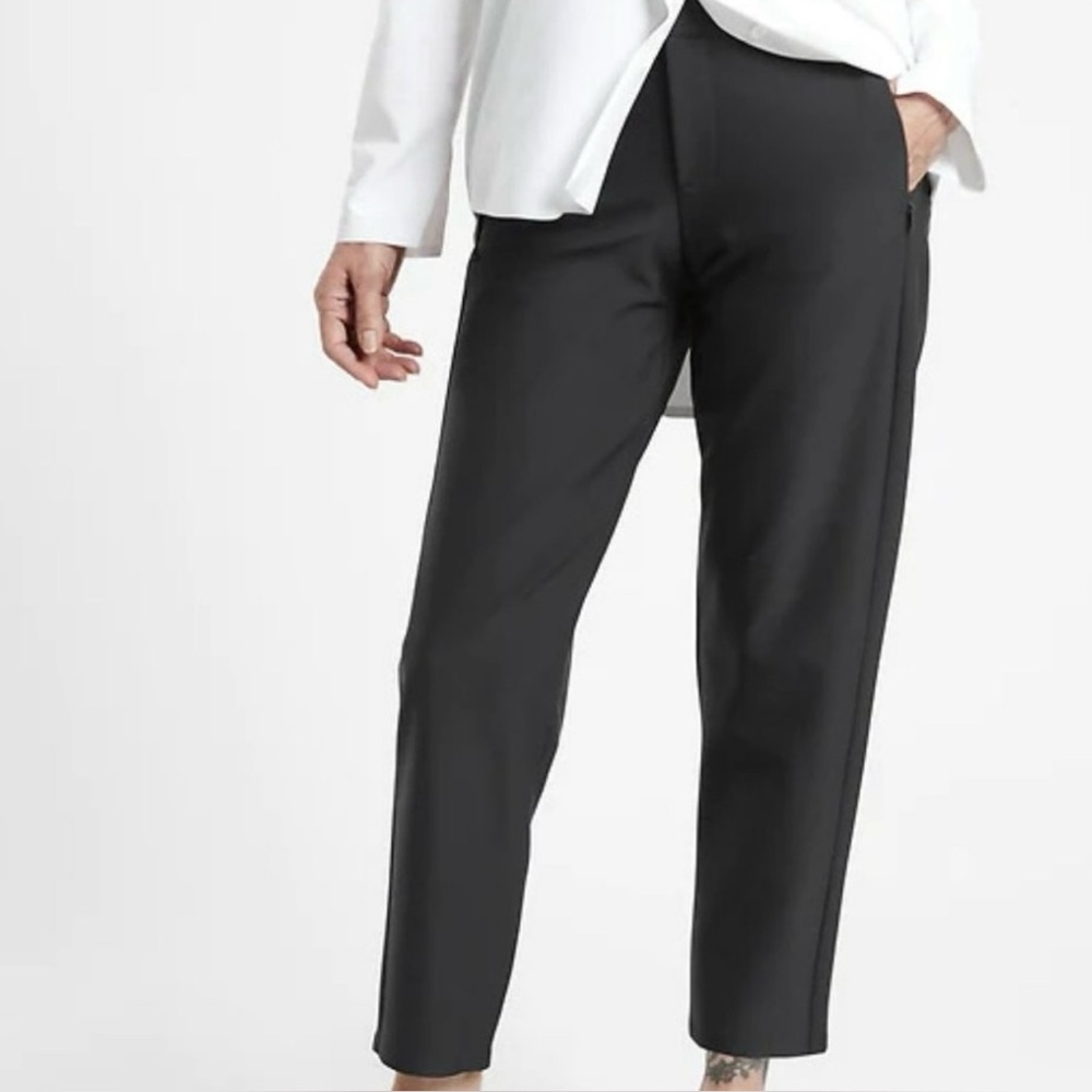 Classic Women's Black Straight-Leg Pants